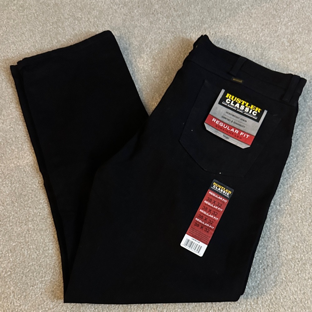Rustler Classic Men’s Jeans Regular Fit size (38x32)